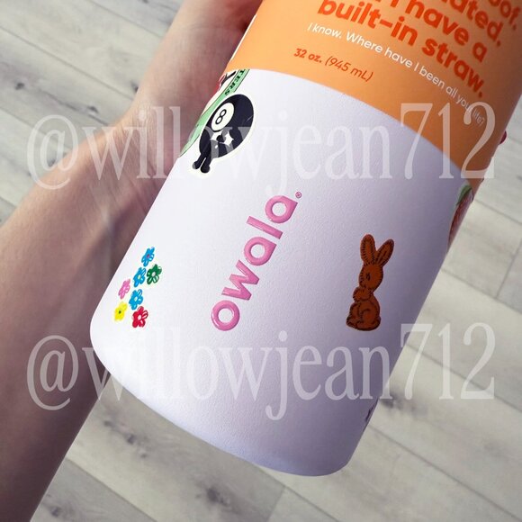 "Dear Diary" Stickers Owala - 32 oz Freesip - Limited Edition UO Color - Picture 4 of 8